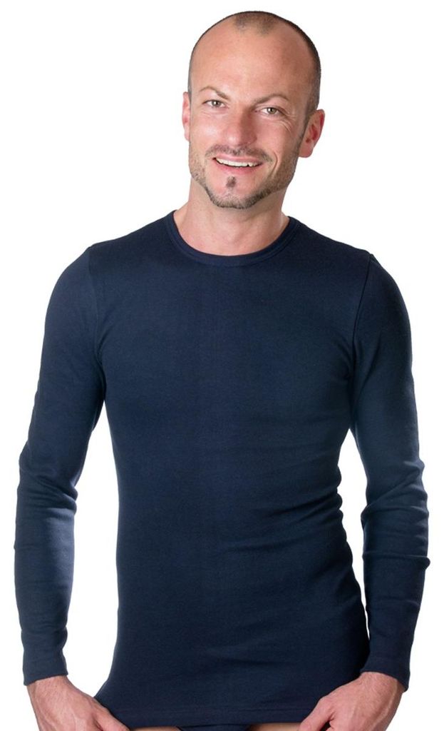 HERMKO 3640 Herren langarm Shirt aus 100%  Baumwolle, Produktbild 