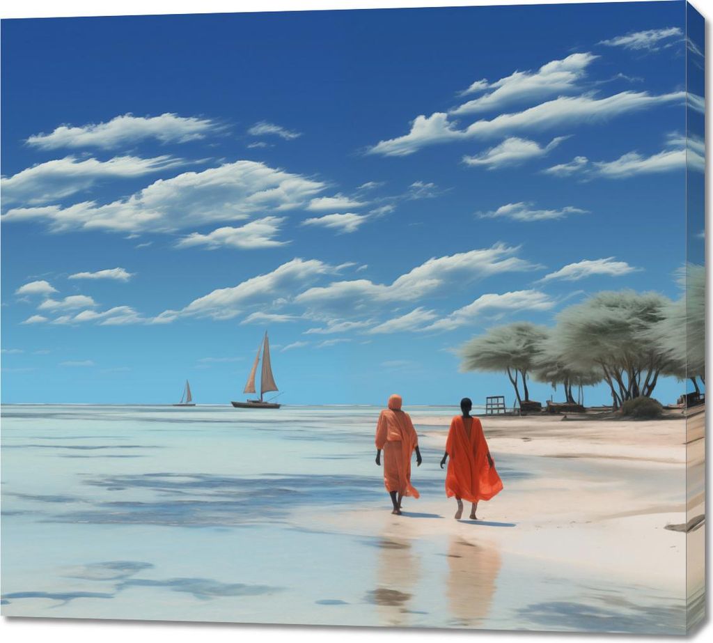 Bild 100x90cm Ruhe in den Dünen