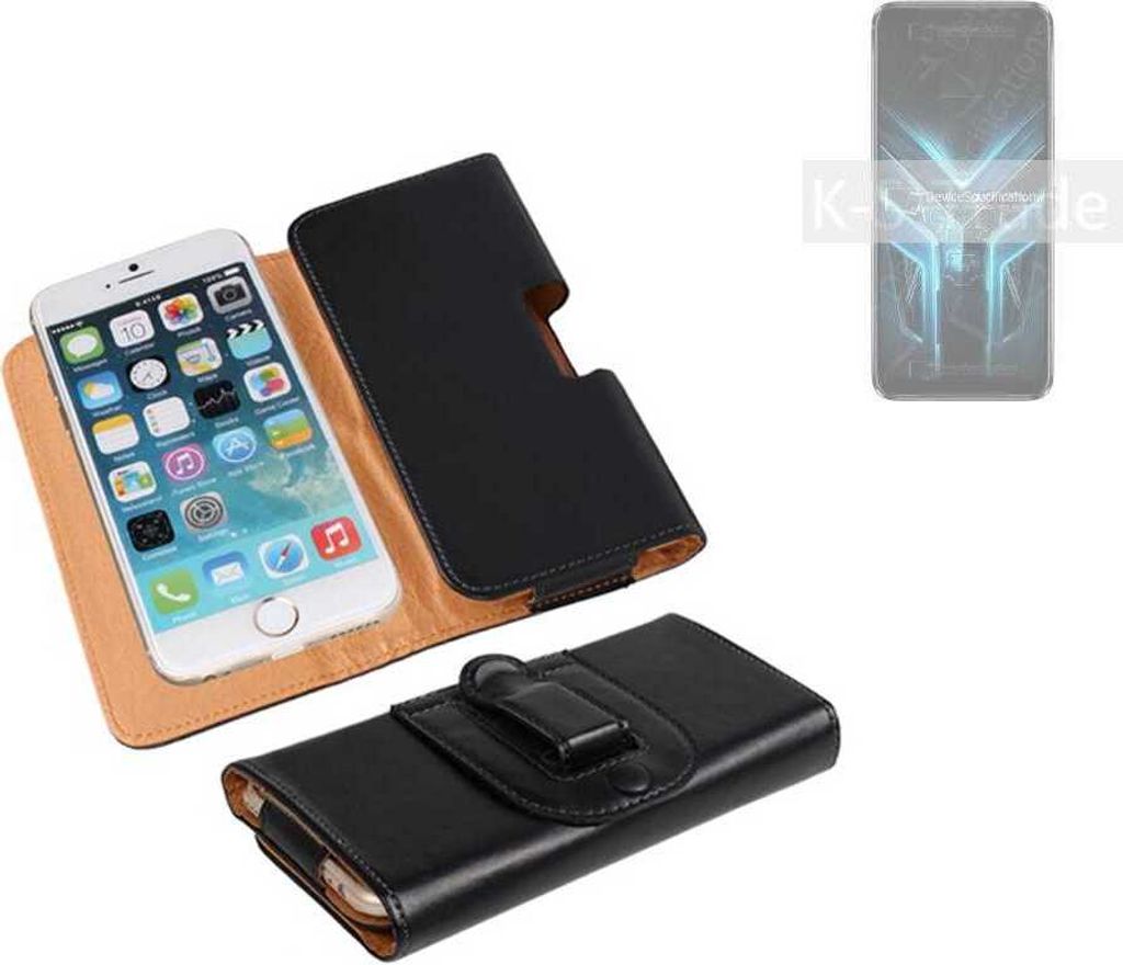 K-S-Trade Schützhülle Handyhülle kompatibel mit ZTE Blade V2020 5G Holster Gürtel Tasche Schutzhülle Handy-Tasche Smartphone Case Seitentasche
