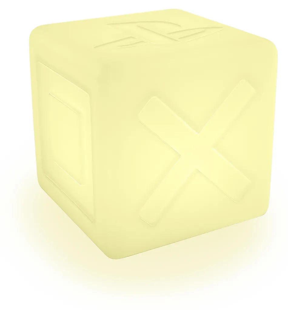 Haut-parleur LED Bluetooth puissant 15W BigBen Cube Audio Blanc