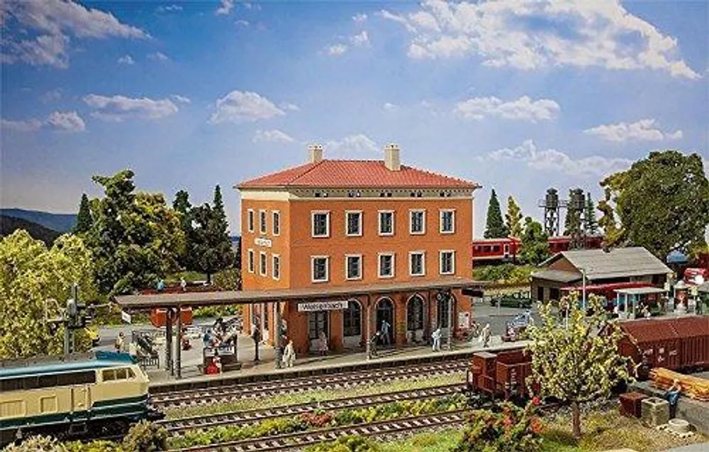 Maquette de Gare Bavaroise Faller 110135 Époque I - Décor Train HO