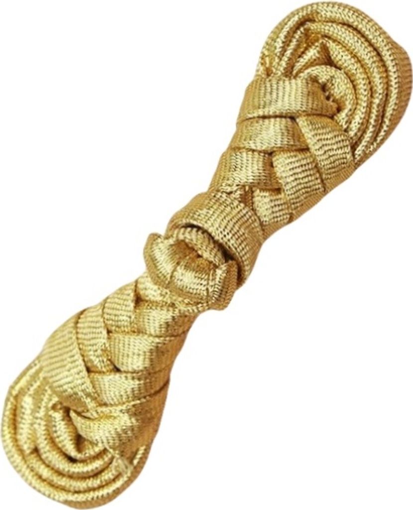 INF Klassische Pipa Cheongsam Schnallen - 10er Pack Gold
