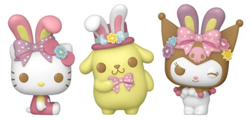 Hello Kitty Pocket POP! Vinyl Figuren Easter Egg 3-Pack HK 4 cm