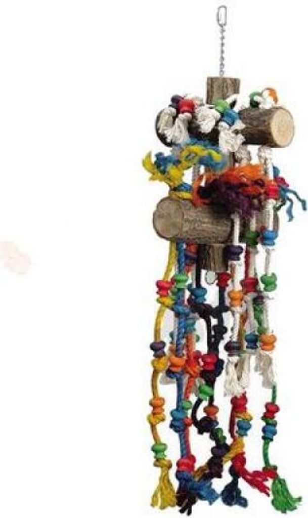 Mega Papageienspielzeug  mit vielen Details XXL 90 cm. Produktbild 