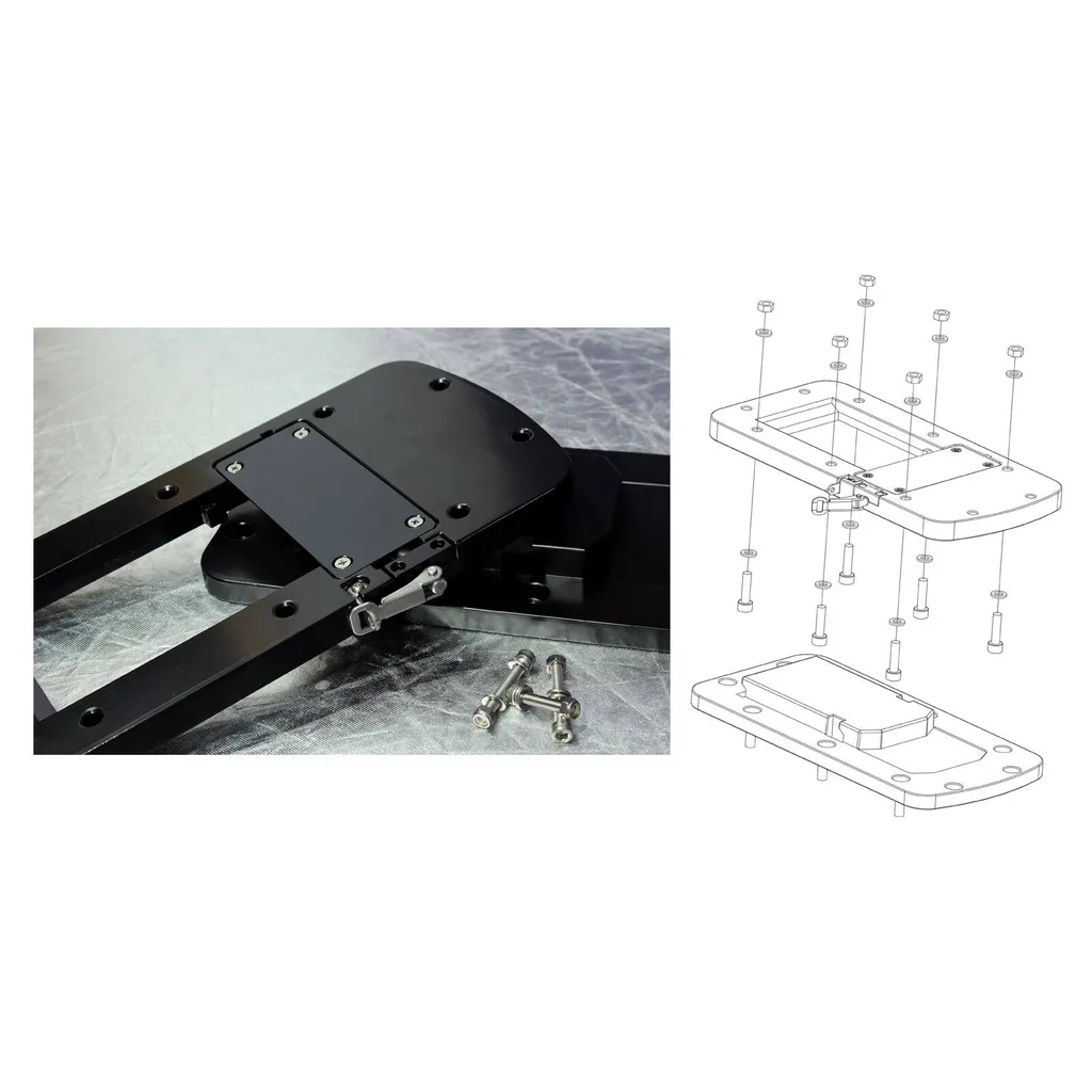 Solution Anti-Vibration Rhino BMR-Montageplatte avec Verrouillage Rapide
