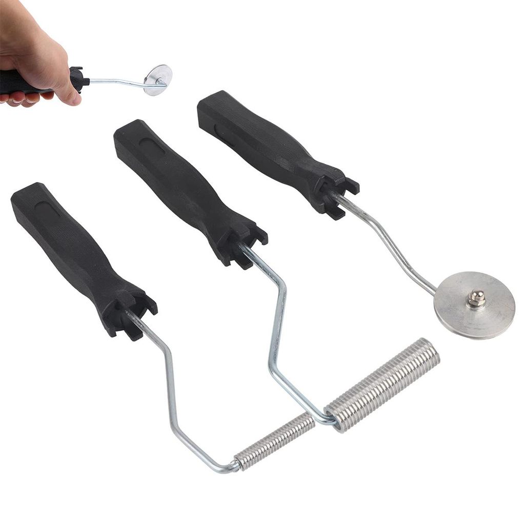 3 Stücke Fiberglas Roller Tool Kit, Laminierwalzen Set Aluminiumlegierung Werkzeugroller für Bubble Paddle Gerät