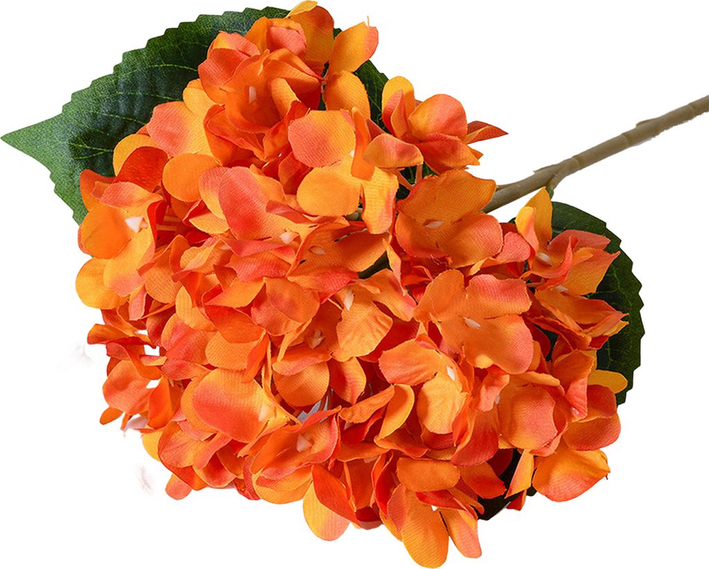 Künstliche Hortensie mit grünem Blätterstiel, realistische Kunstblume, Hochzeit, Home Office, Tischdekoration, Kunstblumenzweig, Blumenarrangeme...