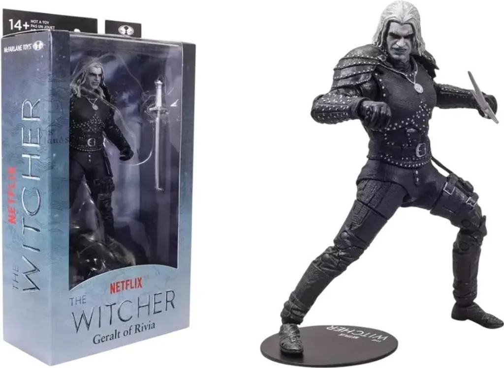 Figurine Geralt de Riv The Witcher Mode Saison 2 Netflix - 18 cm - 4