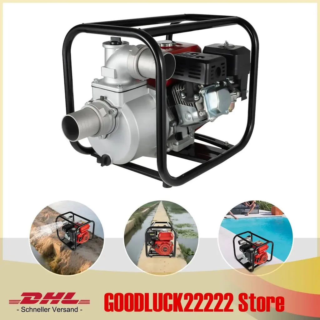 Pompe à eau thermique 7,5 HP haute efficacité avec raccordement 7,6 cm