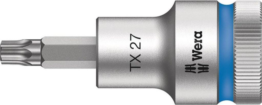 Wera - 8767 C HF TORX Zyklop Bit-Nuss mit 1/2"-Antrieb mit Haltefunktion , TX 27 x 60 mm; 5003832001