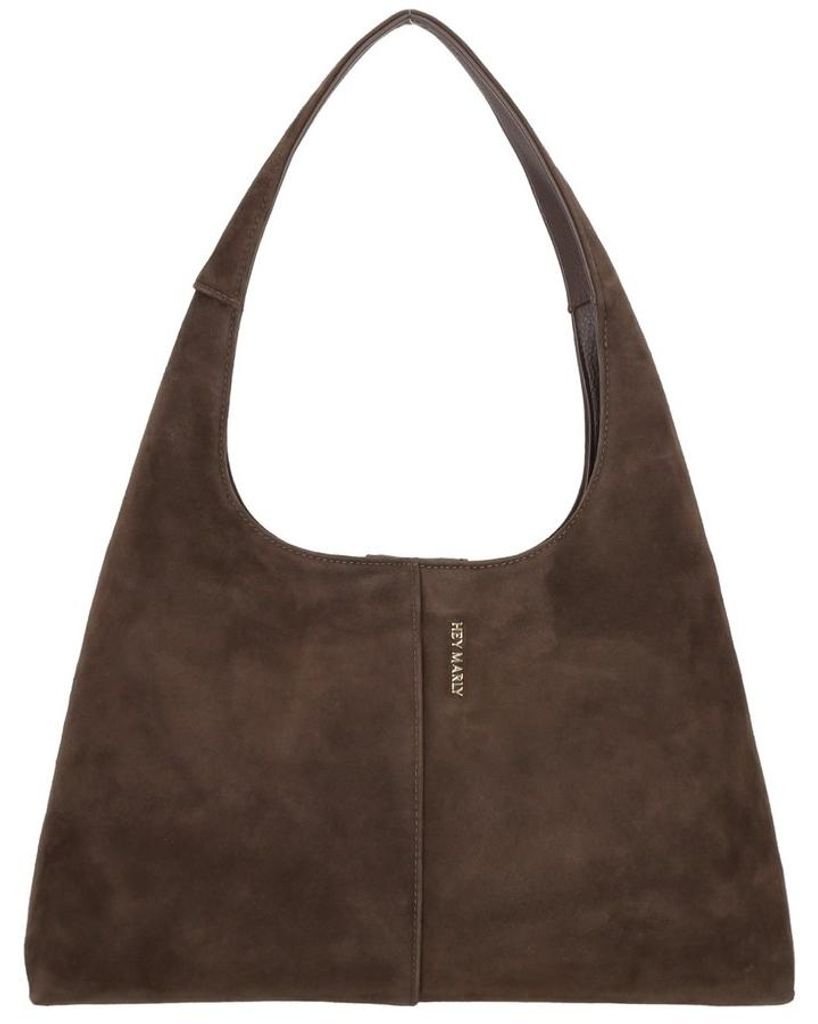 HEY MARLY Beuteltasche Alltime Lover Suede coffee Produktbild 