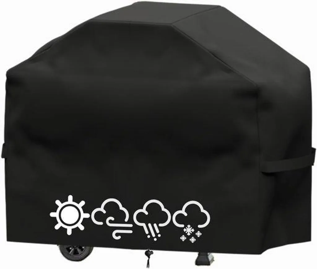 Housse barbecue étanche et robuste avec cordon de serrage coupe-vent