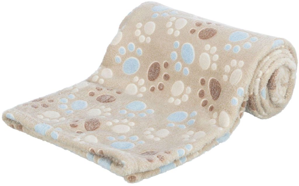 TRIXIE Decke Laslo, Softfleece, 75 x 50 cm, beige Produktbild 