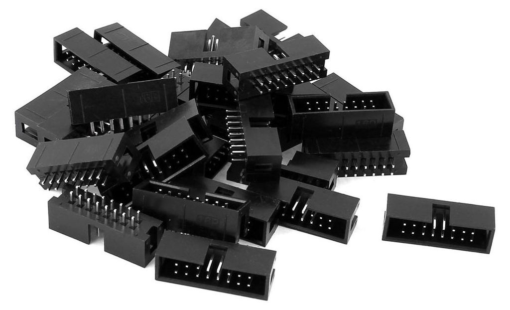 29stk 2*8 16P 2,54mm IDC Buchse PCB Pfostenstecker gerade Stecker Anschluss de