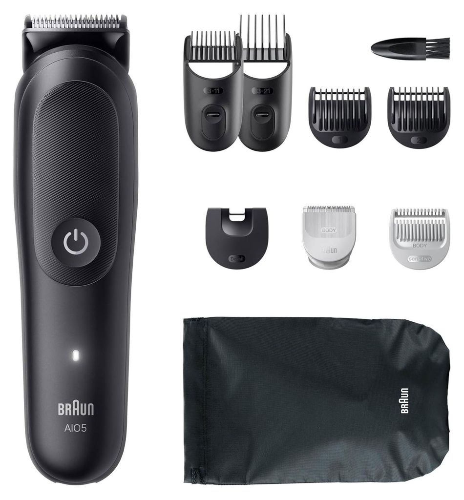 Braun AIO5540 tondeuse à cheveux Noir 14 Lithium-Ion Image du produit 