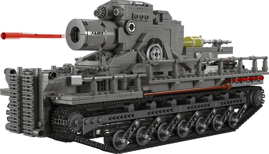 Char d'Assaut Télécommandé en Briques - Modèle Réduit Panzer Karl 20028