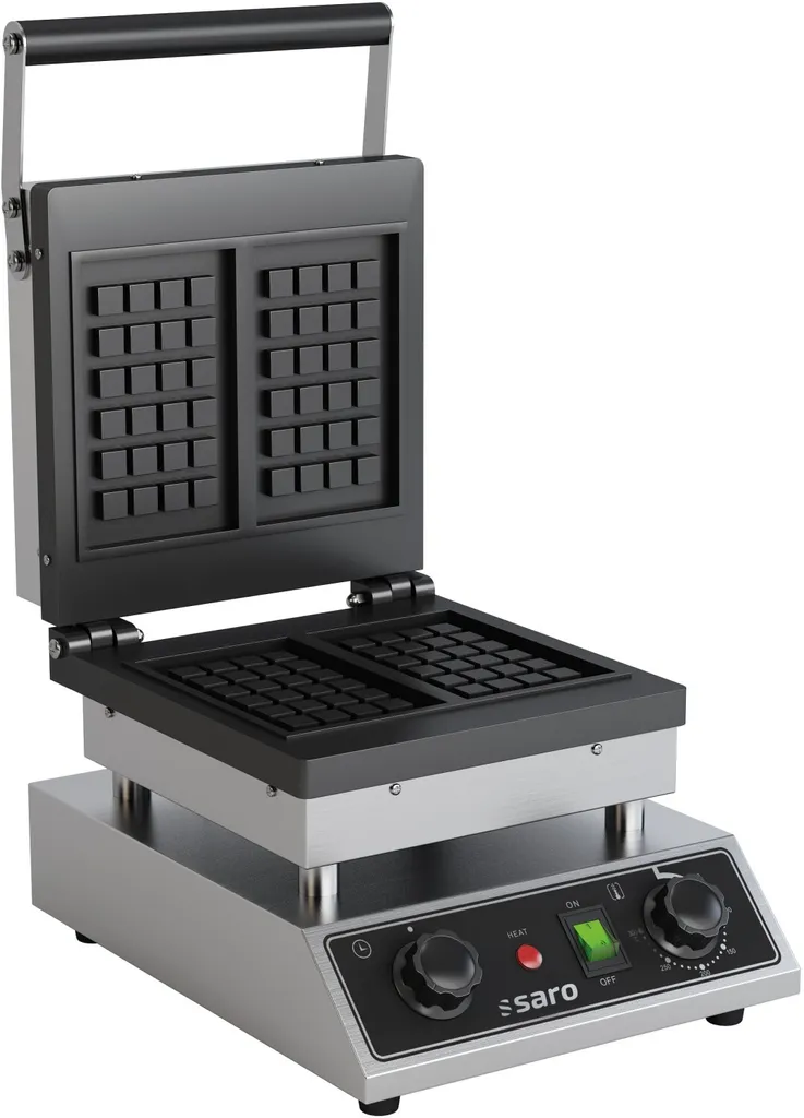 Gaufrier Saro avec Minuterie Intégrée et Thermostat Réglable Manuel