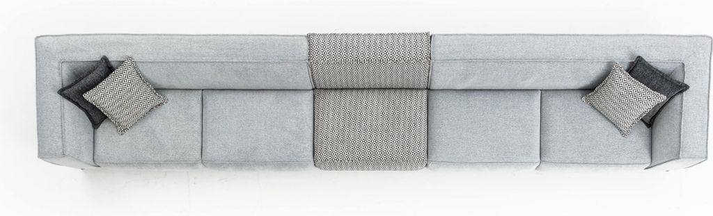 big Sofa Couch 8 Sitzer Italienische xxl Couchen Sofas Möbel Textil