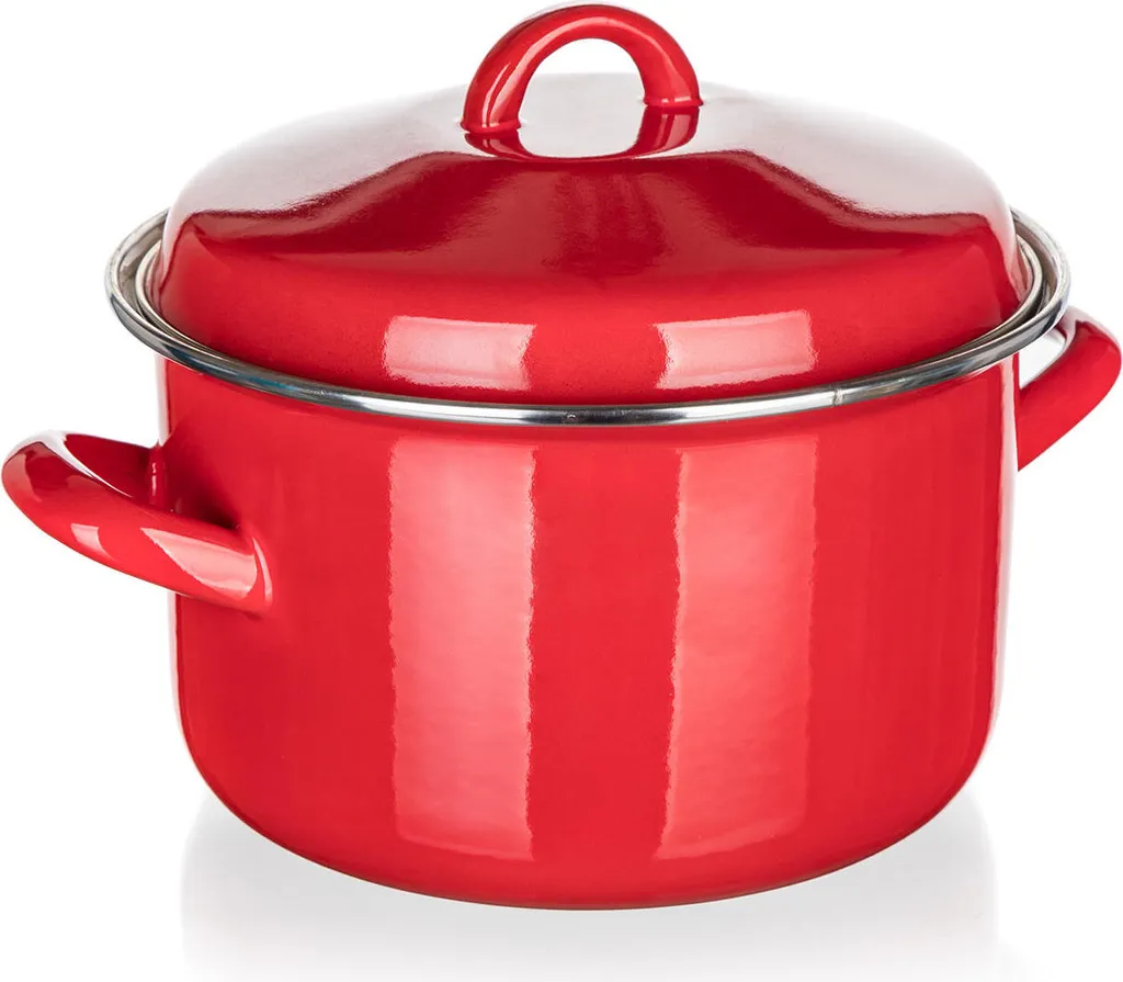 Milton CRV Pentola 20cm Acciaio con Coperchio - Qualità Professionale