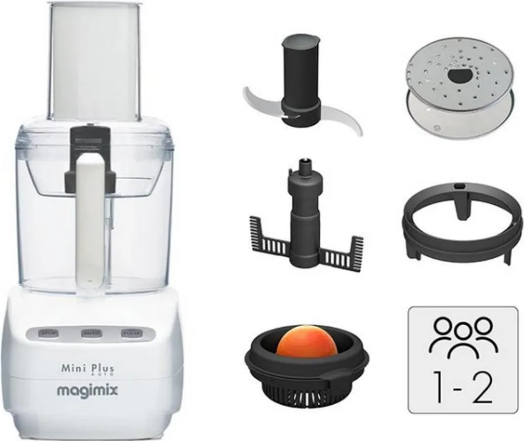 Robot Multifonctions Magimix Le Mini Plus 1.7L 400W Blanc - Réf 18250F