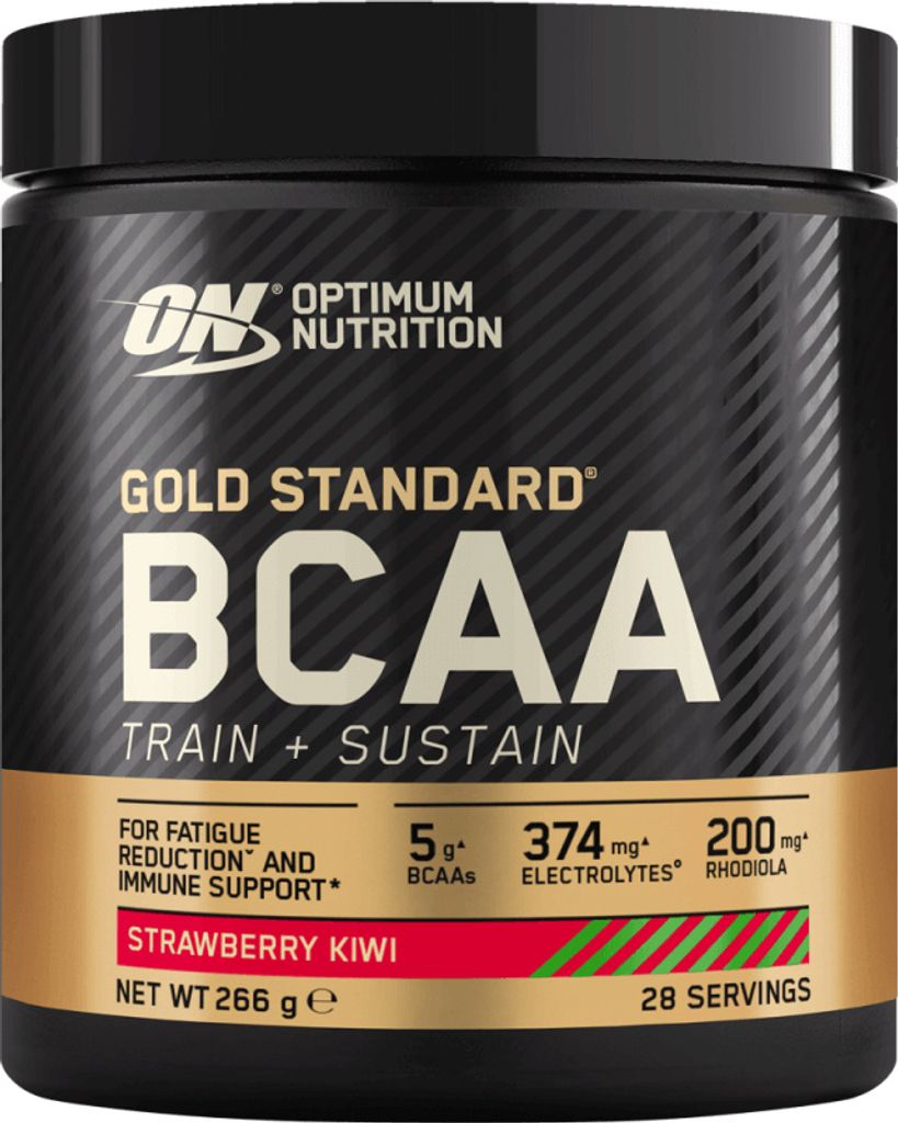 Optimum Nutrition Gold Standard BCAA Train + Sustain (266g) Strawberry Kiwi - Aminosäuren - BCAA