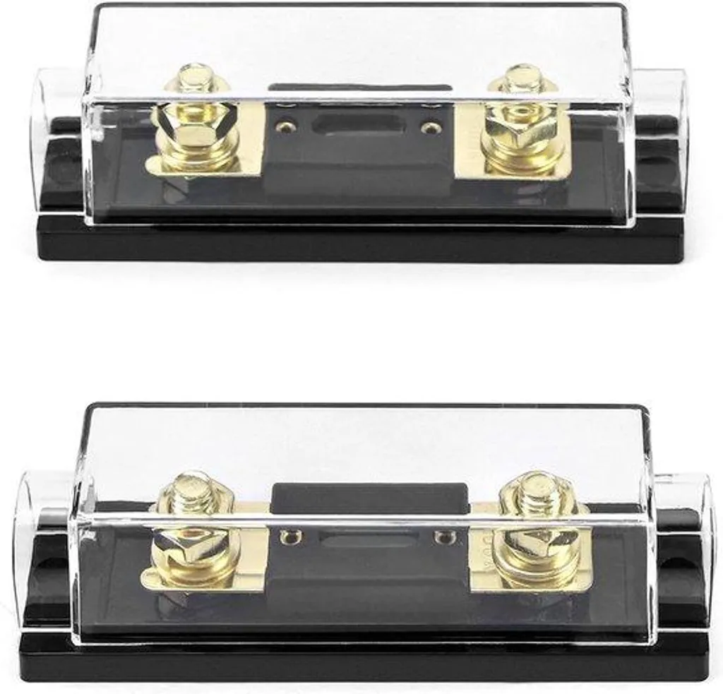 Double Boîtier de Fusibles ANL 100 Ampères - Support Robuste 0/2/4 GA