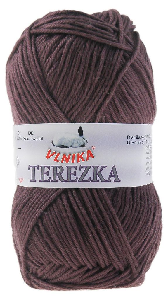 Strickgarn TEREZKA 100% Baumwolle, rehbraun