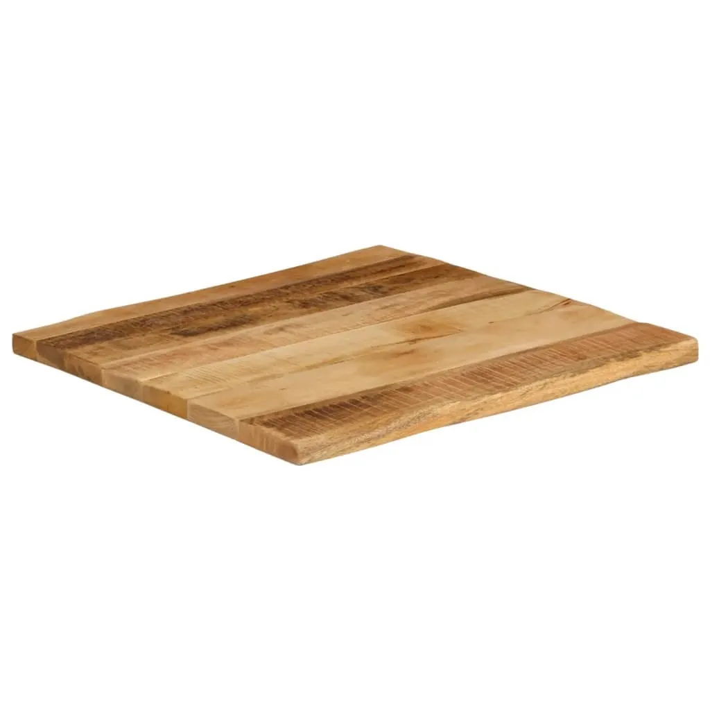 Piano Tavolo SYFAX™ 60x60 Mango Massello Grezzo - Qualità Artigianale