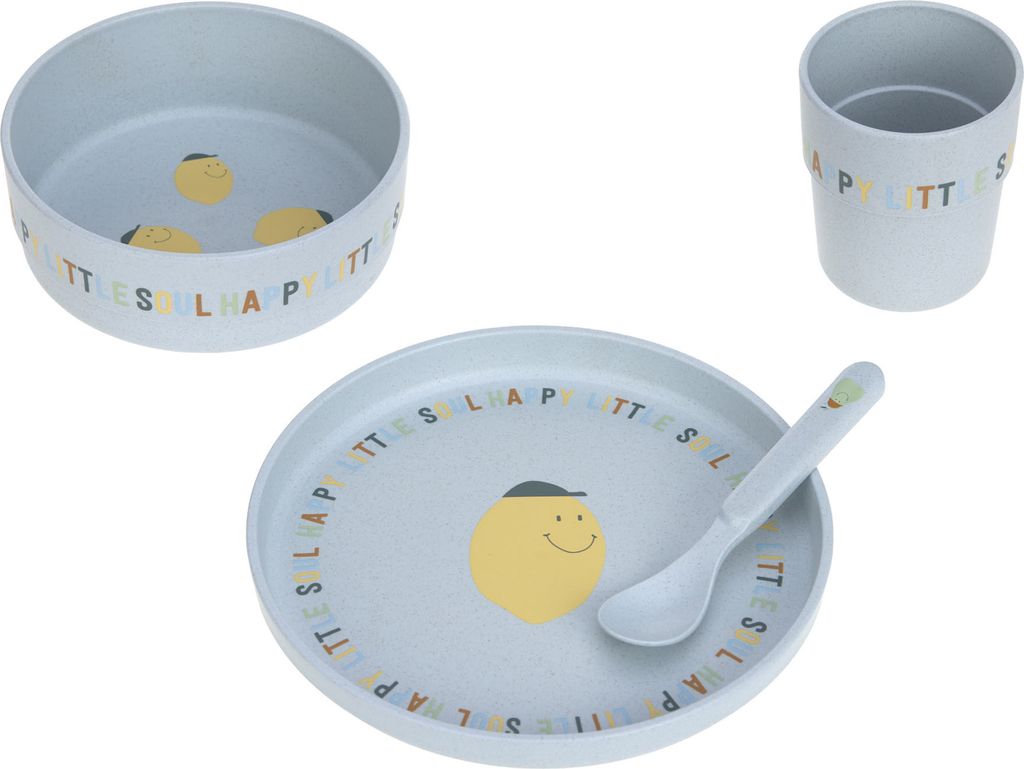 LÄSSIG Geschirrset - Happy Fruits Lemon