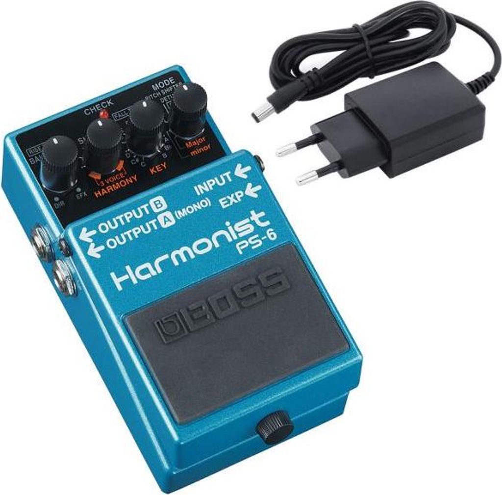 Boss PS-6 Harmonist Pitch-Shifter Pedal mit Netzteil