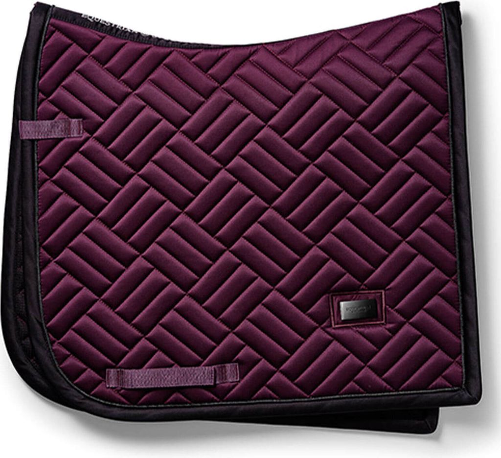 Equestrian Stockholm Dressurschabracke Dressage Saddle Pad Modern Purple Night Schabracke Purple Night Full