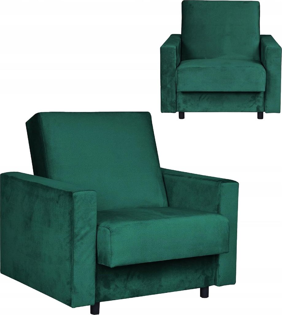 Family Meble Sessel Alicja Relaxsessel Fernsehsessel Bequemer Sessel aus Webstoff Loungesessel Ruhesessel Für Wohnzimmer Schlafzimmer Büro (MONOL...