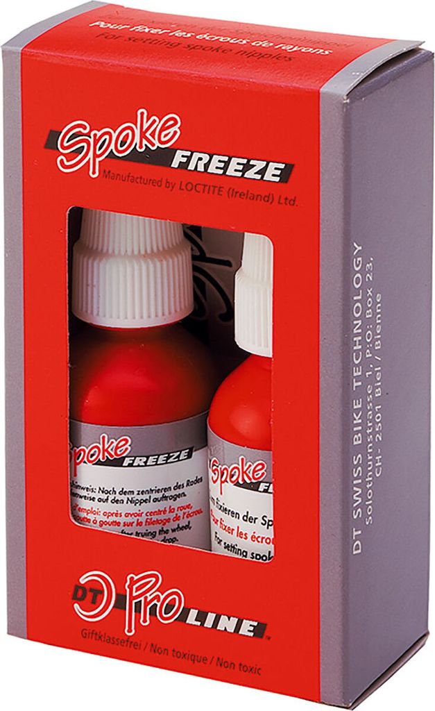 DT Swiss Spoke Freeze 10 ml - zuverlässige Speichen-Gewindesicherung für Lauf...