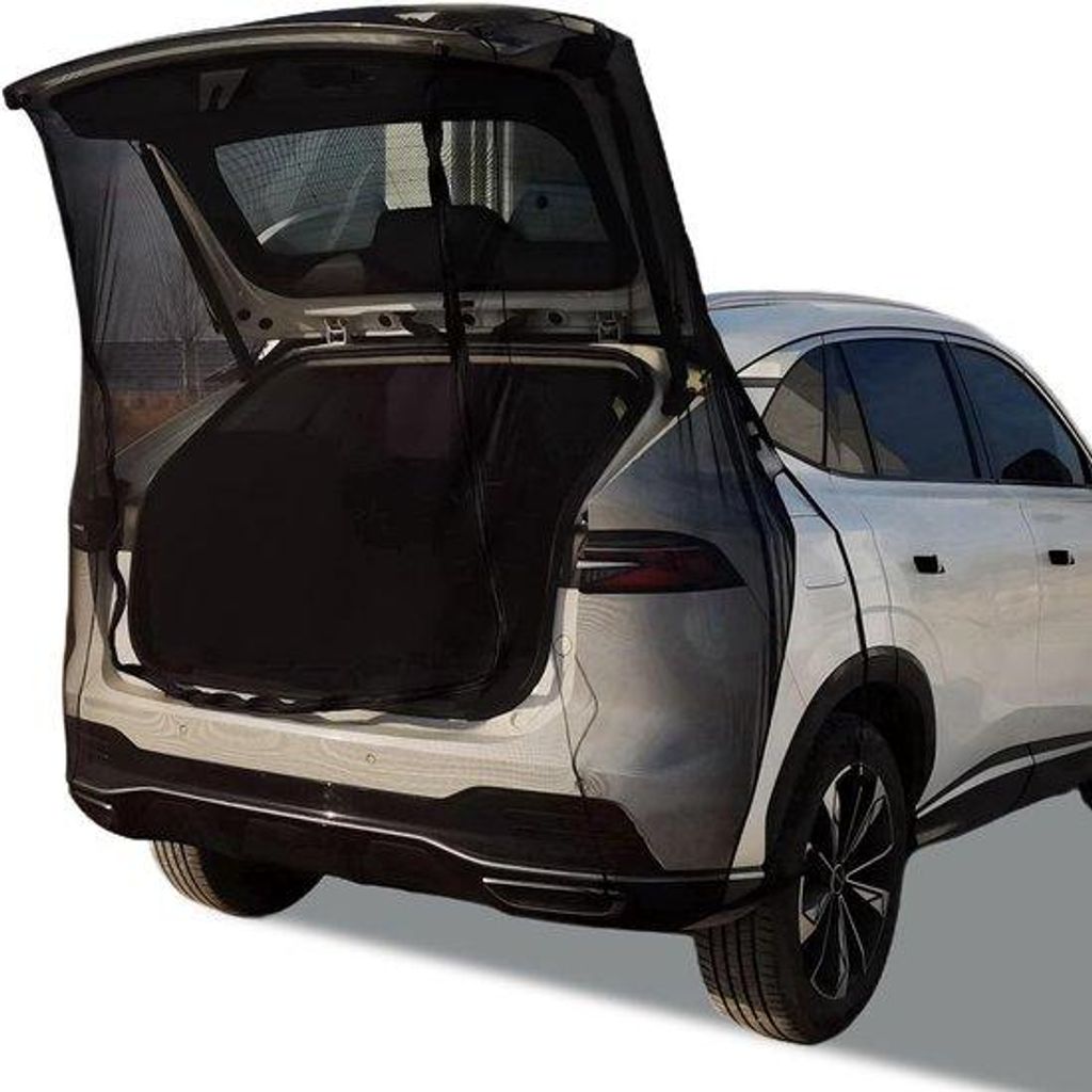 Grosse magnetische Autotürenabdeckung, 205 x 185 cm, schwarzer Schutz für Autos, LKW, Wohnmobile