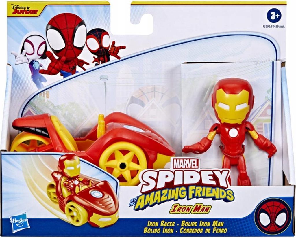 Hasbro Spidey und seine erstaunlichen Freunde Iron Racer 10 cm Iron Man Figur