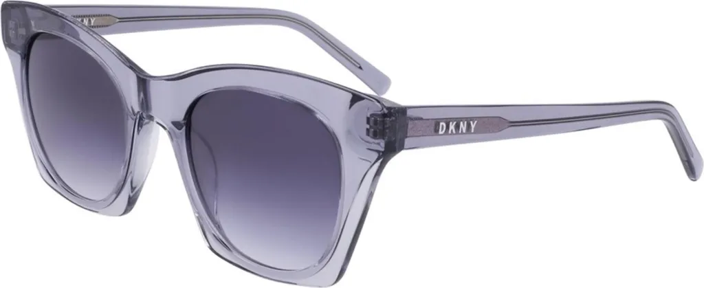 Occhiali Da Sole Donna DKNY: Modello Ovale In Metallo Bianco Con Protezione UV - 2
