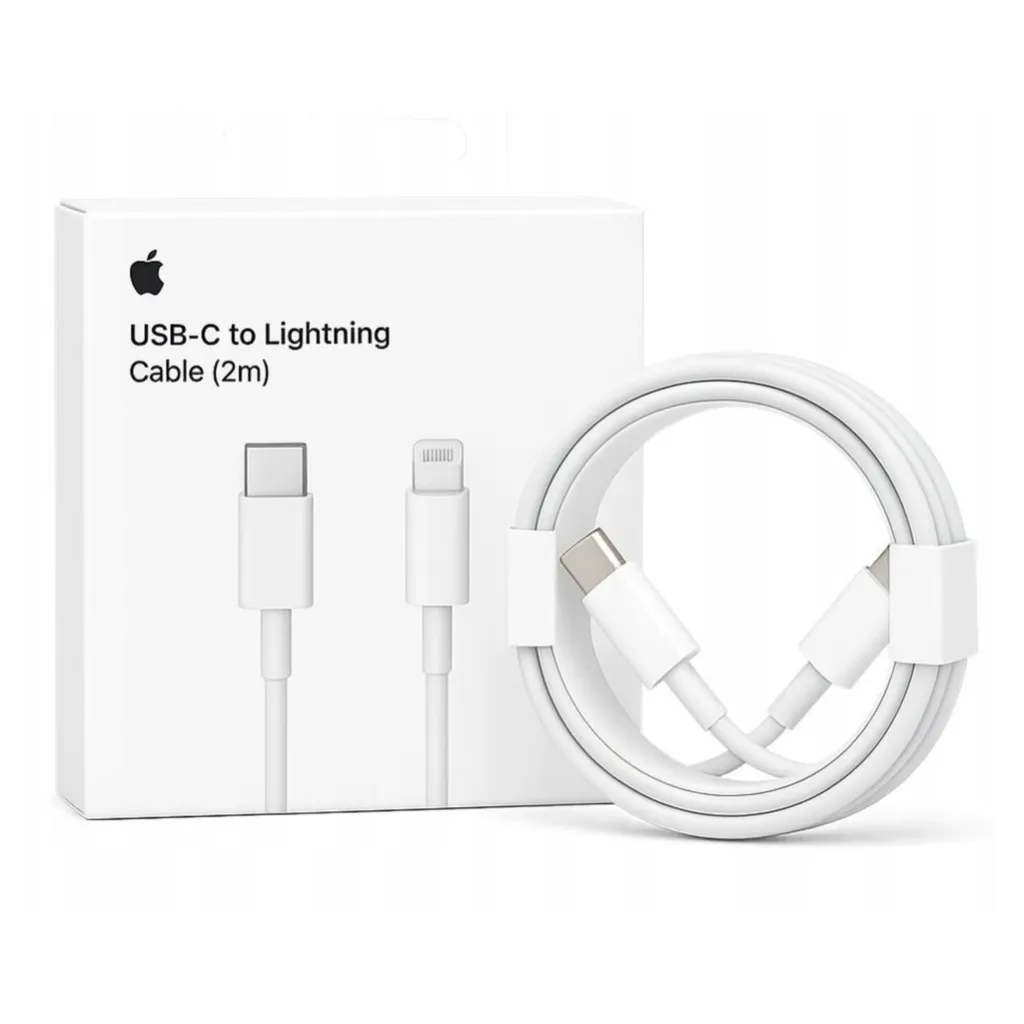 Cavo di ricarica Apple da Lightning a USB-C da 2 m per iPhone 14 13 12 11 Pro Max iPad AirPods