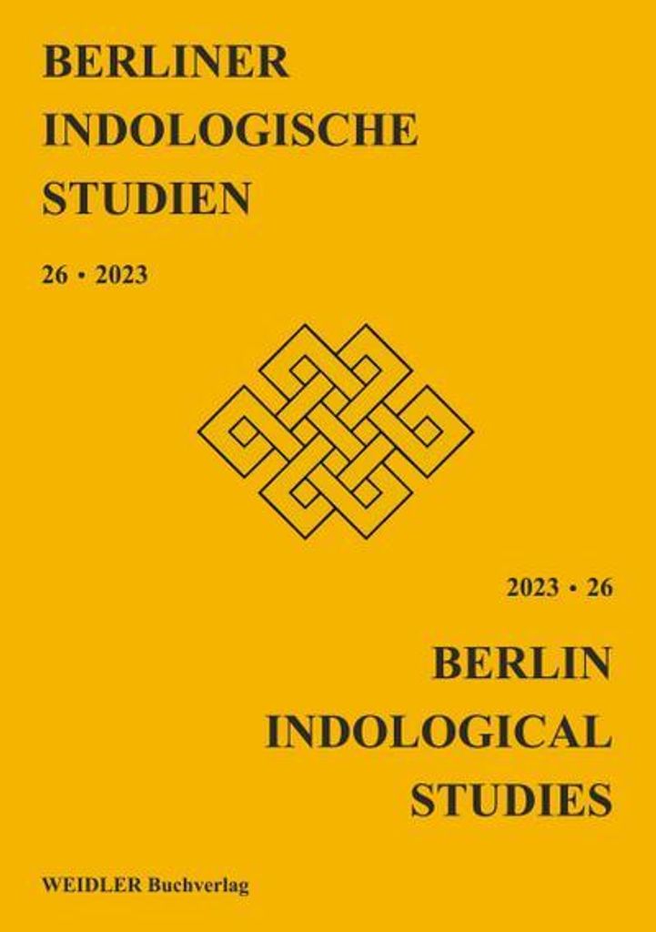 Berliner Indologische Studien, Band 26