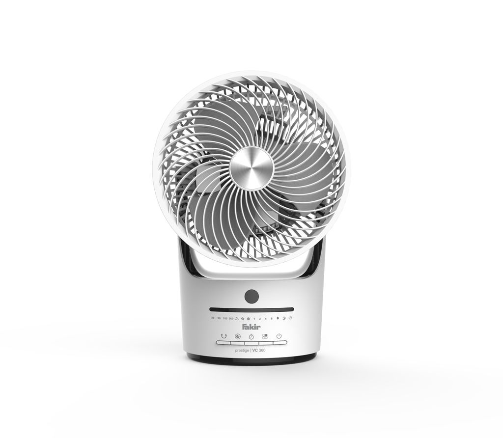 Fakir prestige TVC 360 Tischventilator leise mit Produktbild 
