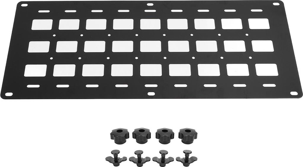 LKW -Bettmolle -Panel 810 x 340 2 mm Multifunktion mit Fixierbasis -Schiene Stacher Organizer