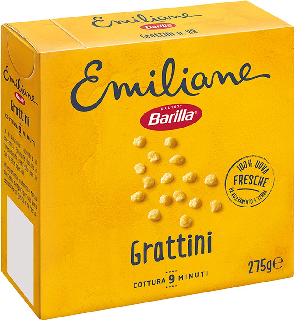 24x Pasta Barilla - Emiliane - Grattini All Uovo N.113 - Produktbild 