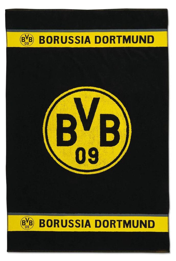 Borussia Dortmund BVB-Badetuch Emblem 100x150 cm Produktbild 