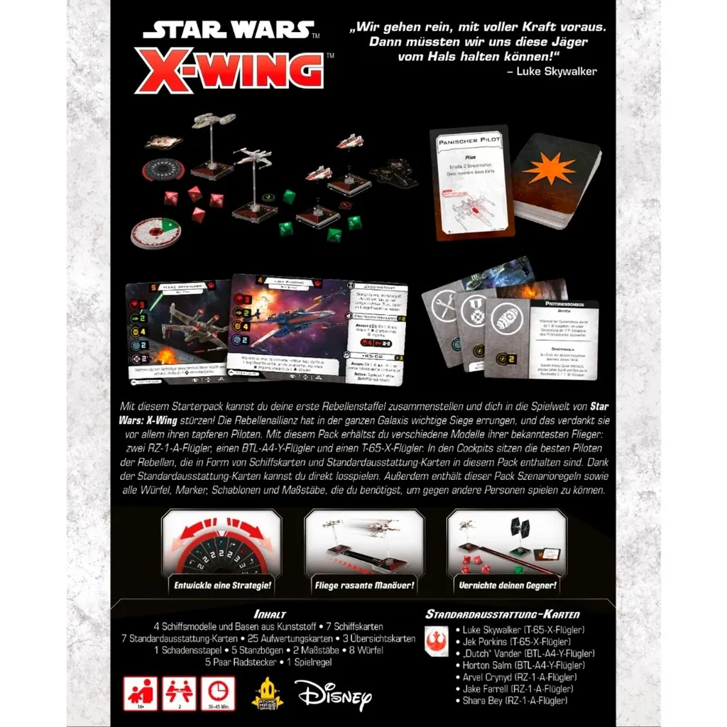 Star Wars X-Wing Pack Alliance Rebelle avec 3 Vaisseaux Détaillés - 5