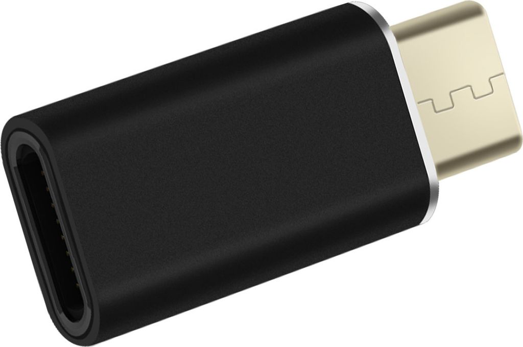 Lightning / USB-C Adapter Laden und Synchronisieren, Maxlife - Schwarz