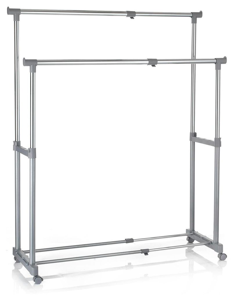 Garderobenwagen Rollgarderobe Kleiderständer Kleiderwagen Produktbild 