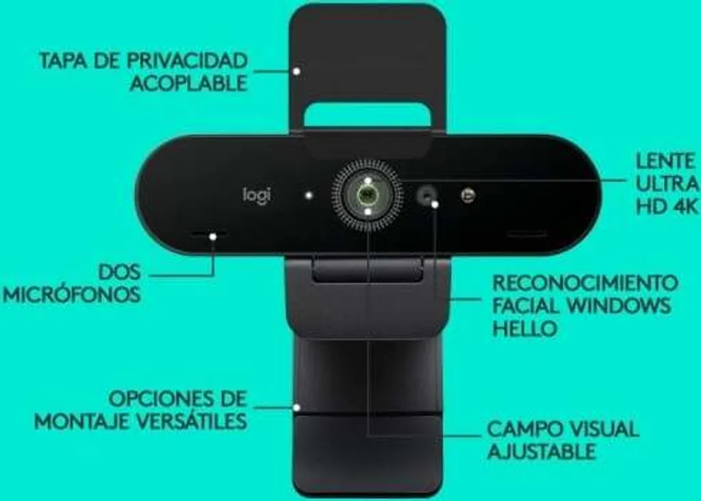 Webcam 4K Logitech BRIO Stream Edition pour Streaming et Visioconférence - 33