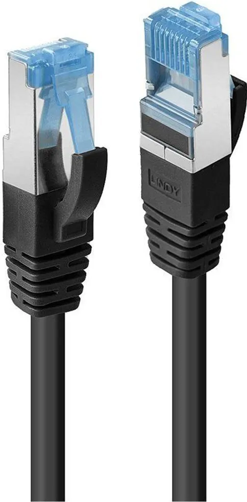 Lindy 47184 Cavo Rete Cat 6A 15 Metri - Alta Velocità Schermato Nero