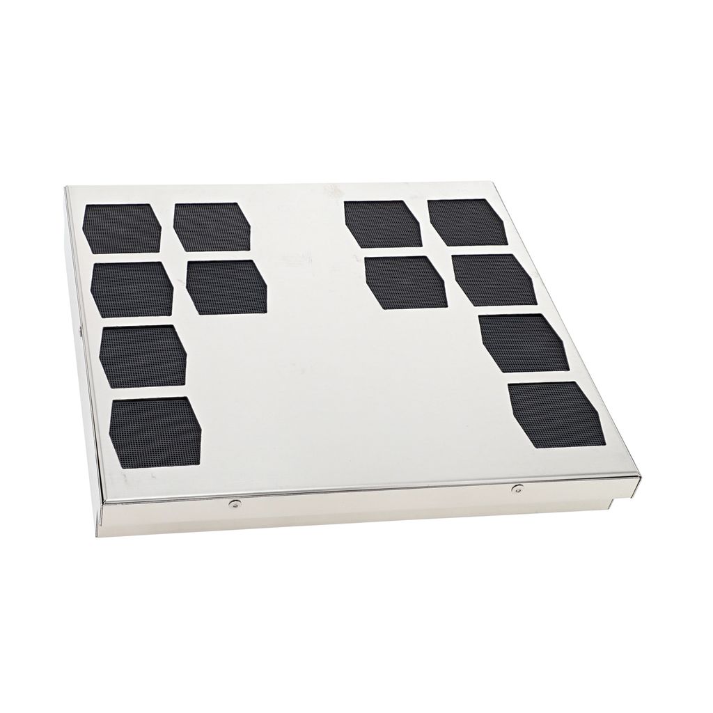 Electrolux MCFB66, Filter für Dunstabzugshaube, Schwarz, Silber, Karbon, Metall, Jede Marke, 219 mm, 182 mm