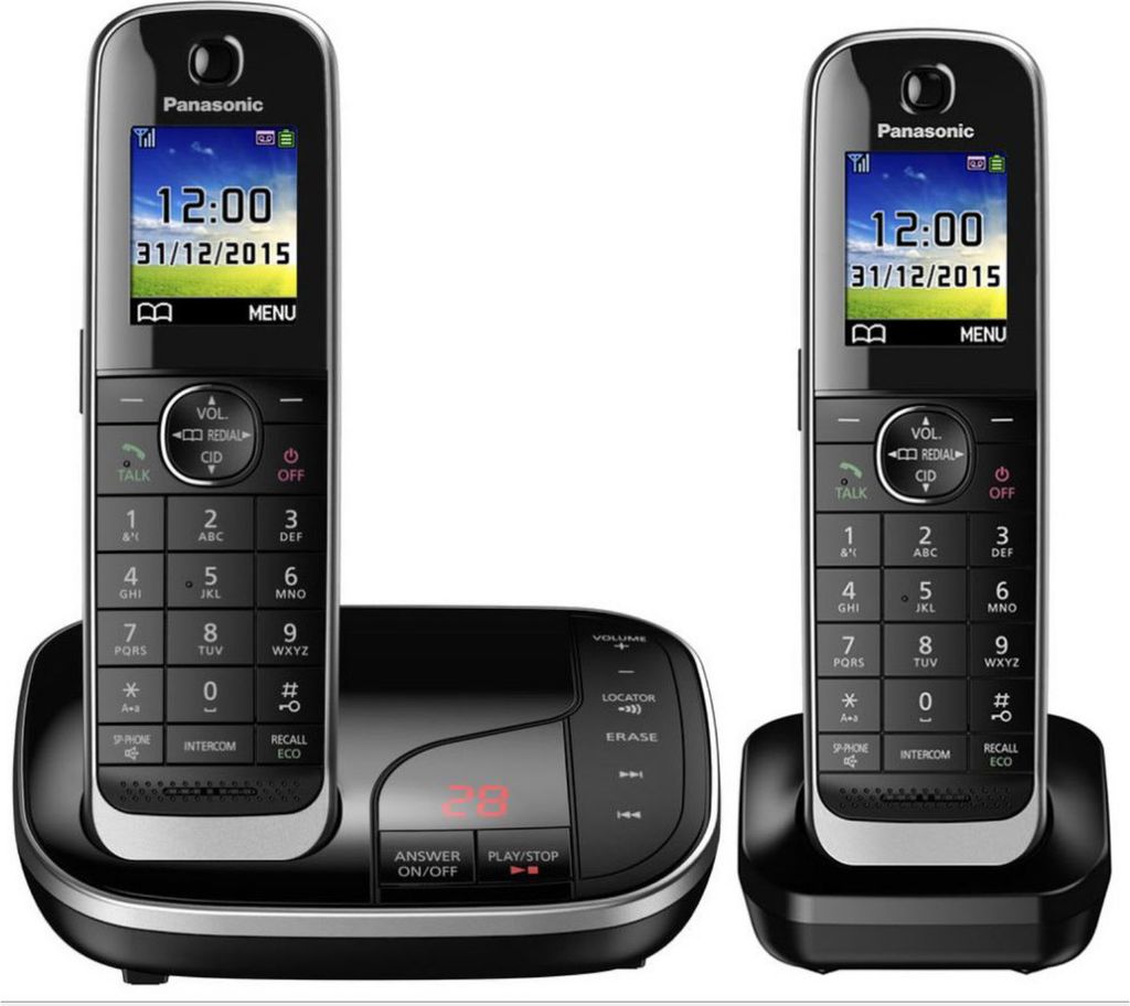 Panasonic KX-TGJ322GB Duo s AB čierna Obrázok produktu 5