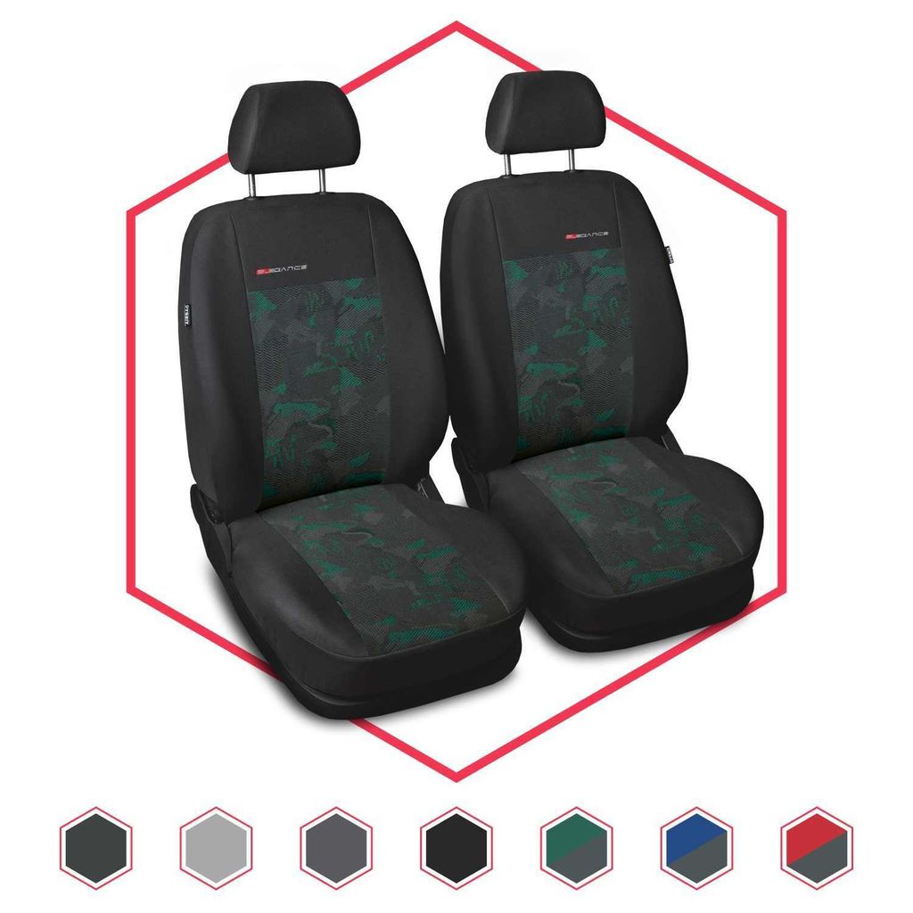 Autositzbezüge Universal Schonbezüge Sitzauflage PKW 1+1 Vorne für Renault Modus